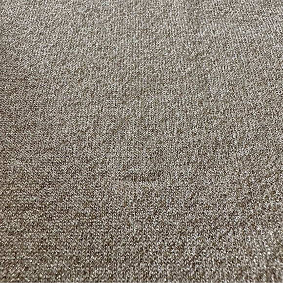 J.McLAUGHLIN SPARKLING GOLD CREW NECK SWEATER MEDIUM - Picture 12 of 13